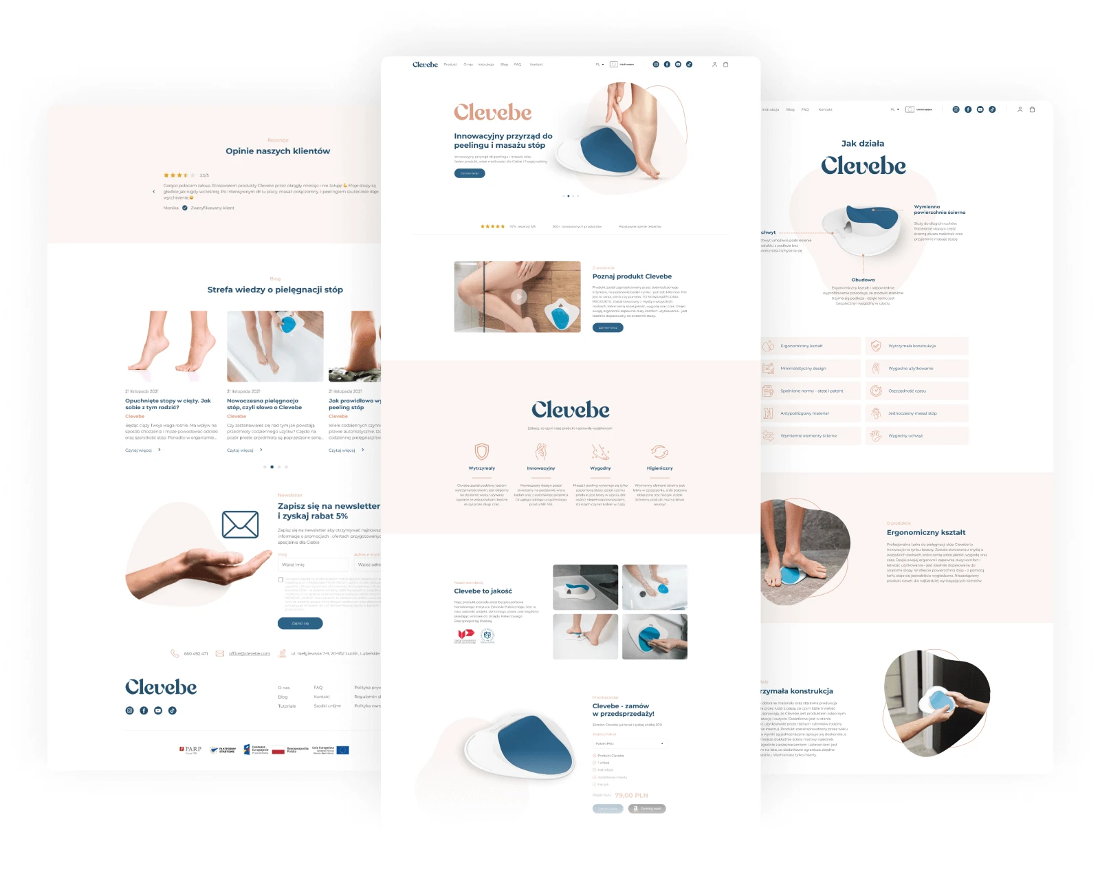 Clevebe — ekran 1